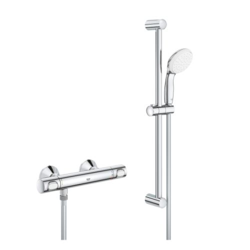 Mitigeur thermostatique de douche GROHTHERM 500 avec ensemble de douche GROHE 34808000 photo du produit