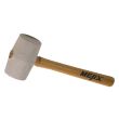 Maillet caoutchouc blanc 300 mm D 53 mm MEJIX 180201 photo du produit