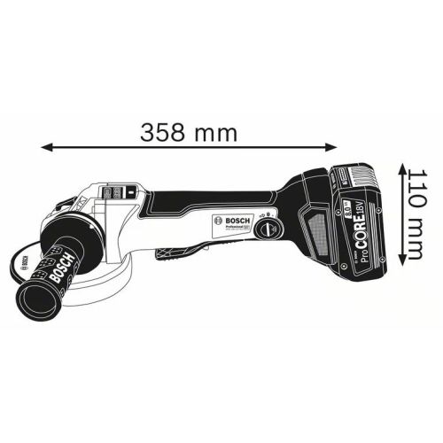 Meuleuse d'angle 18 V GWS 18V-10 PSC (sans batterie ni chargeur) dans L-BOXX BOSCH 06019G3F0B photo du produit Secondaire 1 L