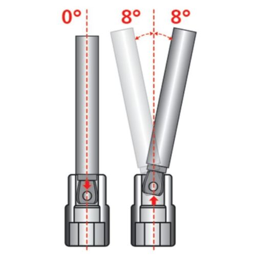 Rallonge articulée ULTIMATE 1/4'' 100 mm KS TOOLS 922.1418 photo du produit Secondaire 2 L