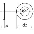 Rondelle plate nylon DIN 125 M3 boite de 200 pièces ACTON 840003 photo du produit Secondaire 1 S