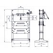 Presse hydraulique à colonne Sam outillage 20 t - HP-20-A photo du produit Secondaire 1 S