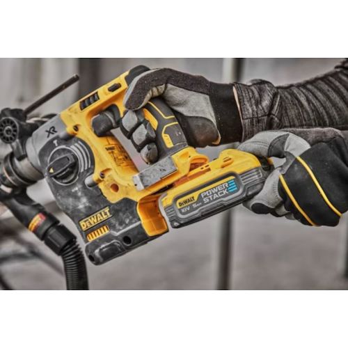 Perforateur SDS Plus 18 V XR brushless + 2 batteries 5 Ah + chargeur + coffret T-STAK DEWELT DCH273H2T-QW photo du produit Secondaire 8 L