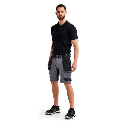Short stretch 4D poches flottante d&eacute;tachable gris moyen/noir taille 52 - BL&Aring;KL&Auml;DER - 170216459699C58 pas cher Secondaire 4 L