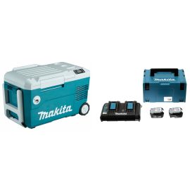 Pack glacière/réchaud 18 V Makita DCW180Z + 2 batteries 5 Ah + chargeur double photo du produit Principale M