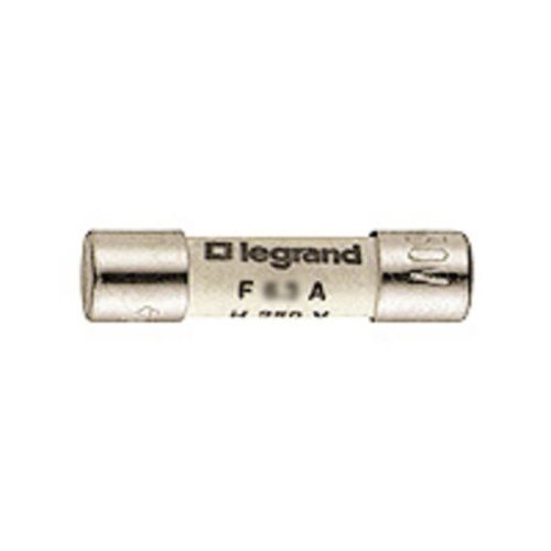 Boite de 10 cartouches cylindriques miniatures 5 x 20 mm 250 V 1 A LEGRAND 010210 photo du produit Principale L