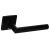 B&eacute;quille double JADE slim sans rosace diam&egrave;tre 19 mm carr&eacute;e noir PVD HERACLES B-INOX-SLC02N photo du produit Principale XS