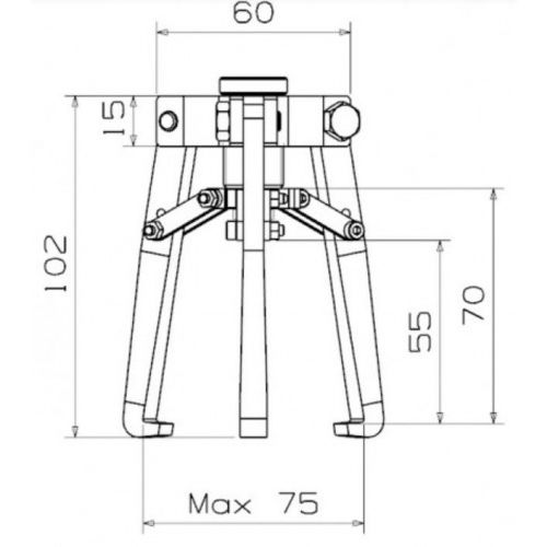 Extracteur d'intérieur - SAM OUTILLAGE - EX-138-3 pas cher Secondaire 2 L