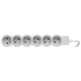 Rallonge multiprise Legrand extra-plate équipée de 6 prises 2P+T 16 A 3680 W avec cordon longueur 1,5 m photo du produit Principale M