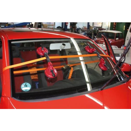 Jeu de ventouses double pour vitre ou pare-brise et sangle KS TOOLS 140.1010 photo du produit Secondaire 2 L