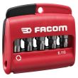 Coffret douilles 1/4'' 6 pans métriques et embouts - 38 pièces diamètre 5,5 à 14 mm FACOM R2NANOPB photo du produit Secondaire 2 S