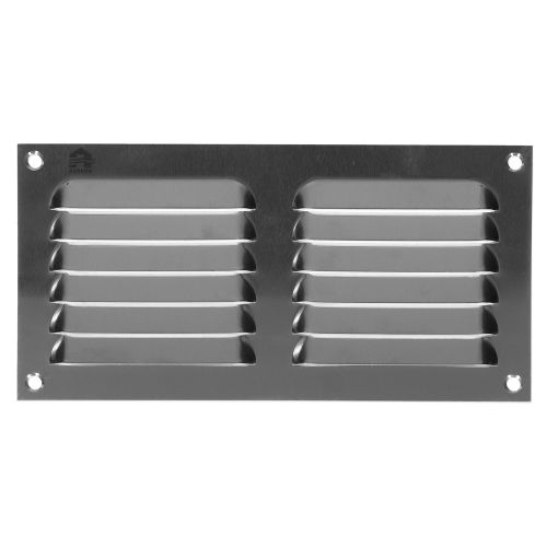 Grille à persienne 436 largeur 300mm hauteur 300mm époxy blanc RAL 9010 - RENSON - 8338 pas cher Secondaire 8 L