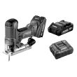 Scie sauteuse 18V STA 18 LTX 100 + 2 batteries 2 Ah + chargeur + coffret - METABO - 601002510 pas cher