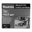 Tondeuse à gazon 2x18V LXT 48cm (sans batterie ni chargeur) - MAKITA - DLM480Z pas cher Secondaire 14 S