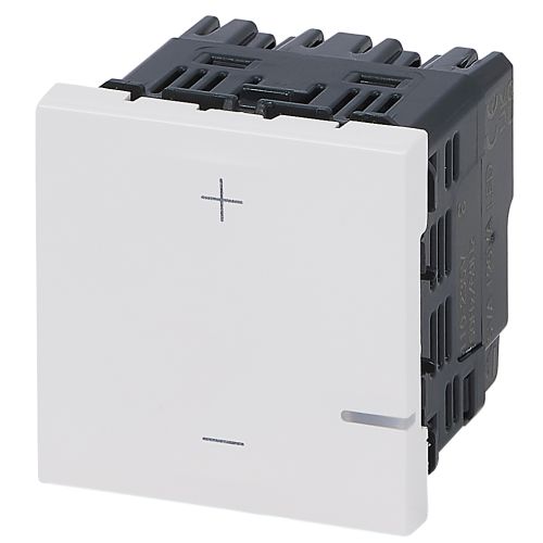 Interrupteur variateur MOSAIC universel 2 fils sans neutre 125 W LED 2 modules blanc LEGRAND 078407A photo du produit Secondaire 1 L