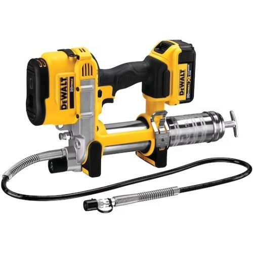 Pompe à graisse 18 V XR + batterie 4 Ah + chargeur + coffret DEWALT DCGG571M1-QW photo du produit Secondaire 1 L