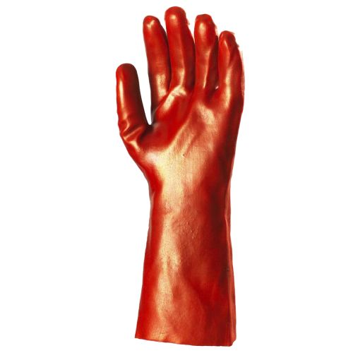 Gant tricoté EUROTECHNIQUE enduit PVC 36cm rouge T10 - COVERGUARD - 3620 pas cher Secondaire 1 L