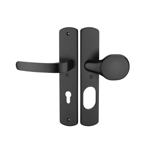 Ensemble sur plaque ELFE entraxe 195mm palière SGN2 noir mat - HERACLES - B-ELFE-20 pas cher