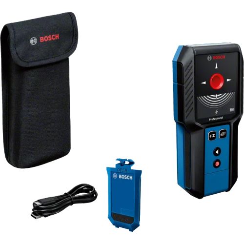 Détecteur 3,7V GMS 120-27 Professional + batterie 1 Ah + câble USB-C + pochette BOSCH 0601081701 photo du produit