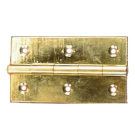 Charni&egrave;re rectangulaire Monin laiton poli 69/25x12 mm - 0691010 photo du produit Principale M