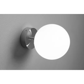 Applique murale LED chromé 12x12 cm - PRADEL - 690084 pas cher Principale M