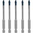 5 forets &agrave; carrelage HEX-9 Hard Ceramic 5x90mm - BOSCH EXPERT - 2608902315 pas cher