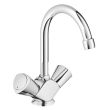 Mélangeur de lavabo COSTA S monotrou bec pivotant - GROHE - 21097-001 pas cher