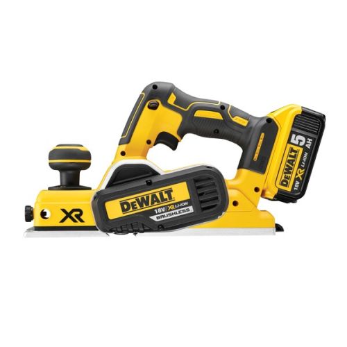 Rabot 18 V XR + 2 batteries 5 Ah + chargeur + coffret TSTAK DEWALT DCP580P2T-QW photo du produit Secondaire 4 L