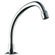 Bec col de cygne mobile pour lavabo L200 avec brise jet - DELABIE - 967202 pas cher