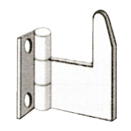 Support de barre à charnière élargi droite passage 25mm - HERCULE - 4236 pas cher