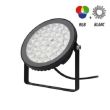 Projecteur extérieur noir LED TOURNESOL RGB 15W RGB + blanc CCT MIIDEX LIGHTING 80106 photo du produit