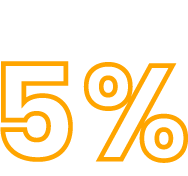 5%