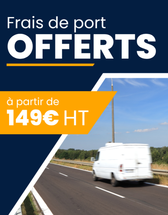 Frais de port offert a partir de 135 euros ht