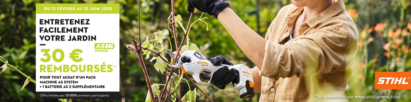 Offre de remboursement Gamme AS