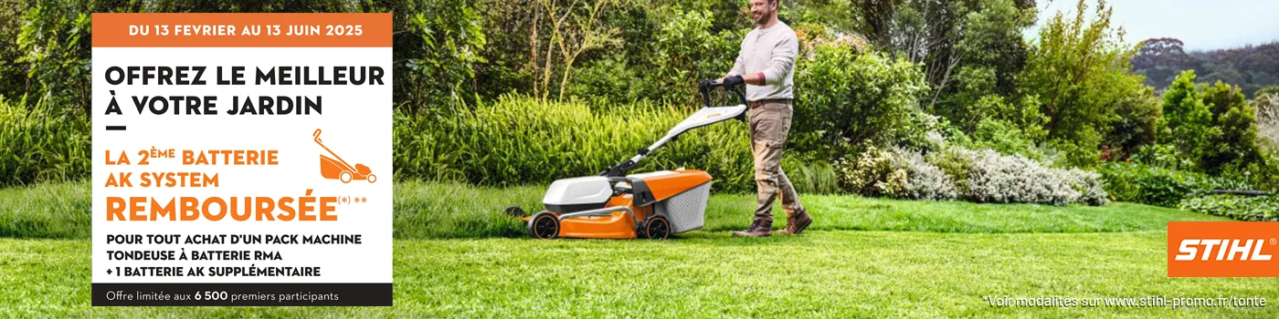 Offre de remboursement Ak Tonte