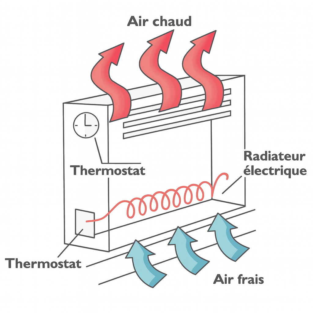 schéma d'un radiateur