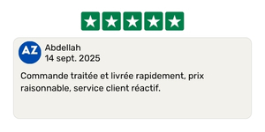 Avis client Trustpilot 2