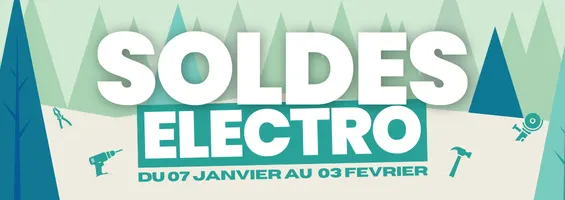 Soldes d'hiver - électroportatif