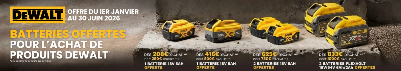 Offre de remboursement Dewalt