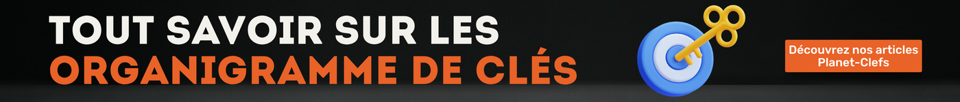 Banniere illustrative sur les organigrammes de cles
