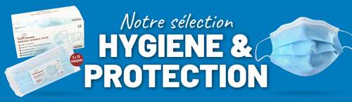 Notre s&eacute;lection protection et hygi&egrave;ne