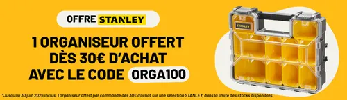1 organiseur Stanley offert