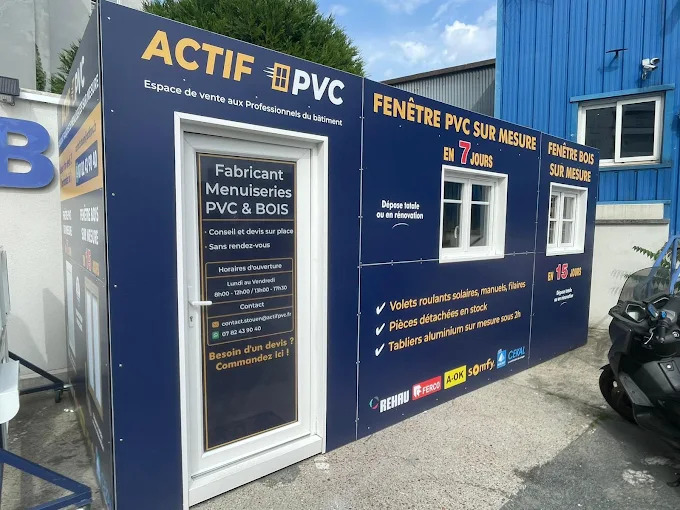 Fenêtres PVC sur mesure proposées par Actif PVC au Forum du Bâtiment Saint-Ouen