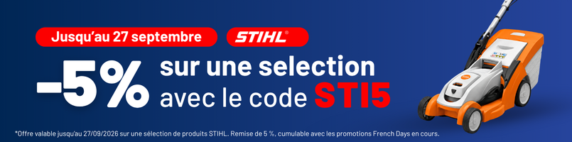 CODE PROMO STIHL 5%