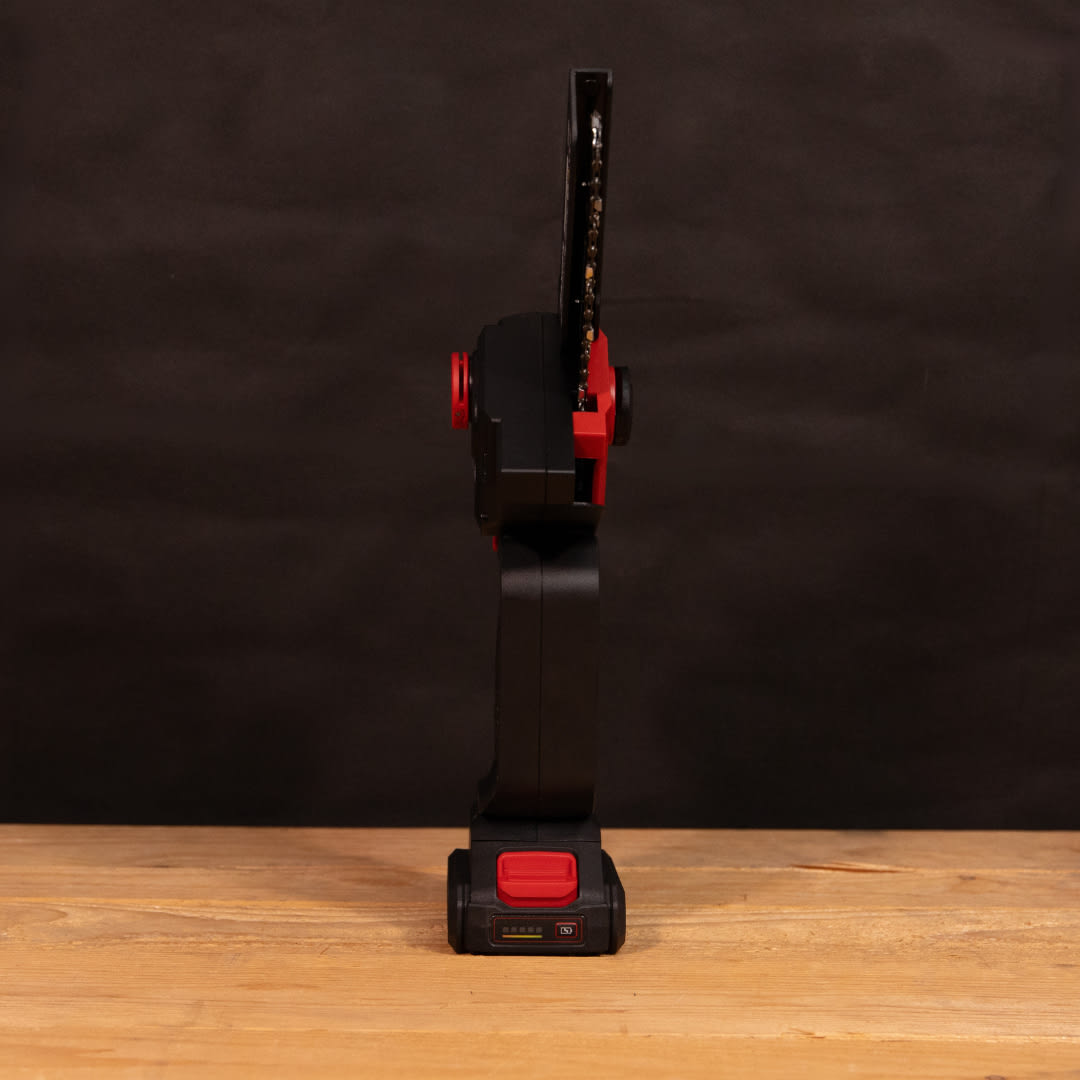 Scie d’élagage 18 V GS18S2 12 cm + batterie Li-Ion 2 Ah + chargeur rapide + sacoche de transport HANGER 430001 – Image 8