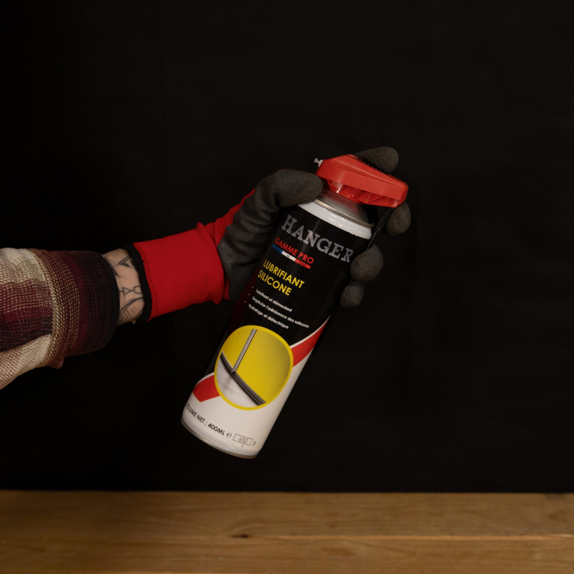 Lubrifiant silicone 400 ml avec cobra rouge HANGER 700304 – Image 4