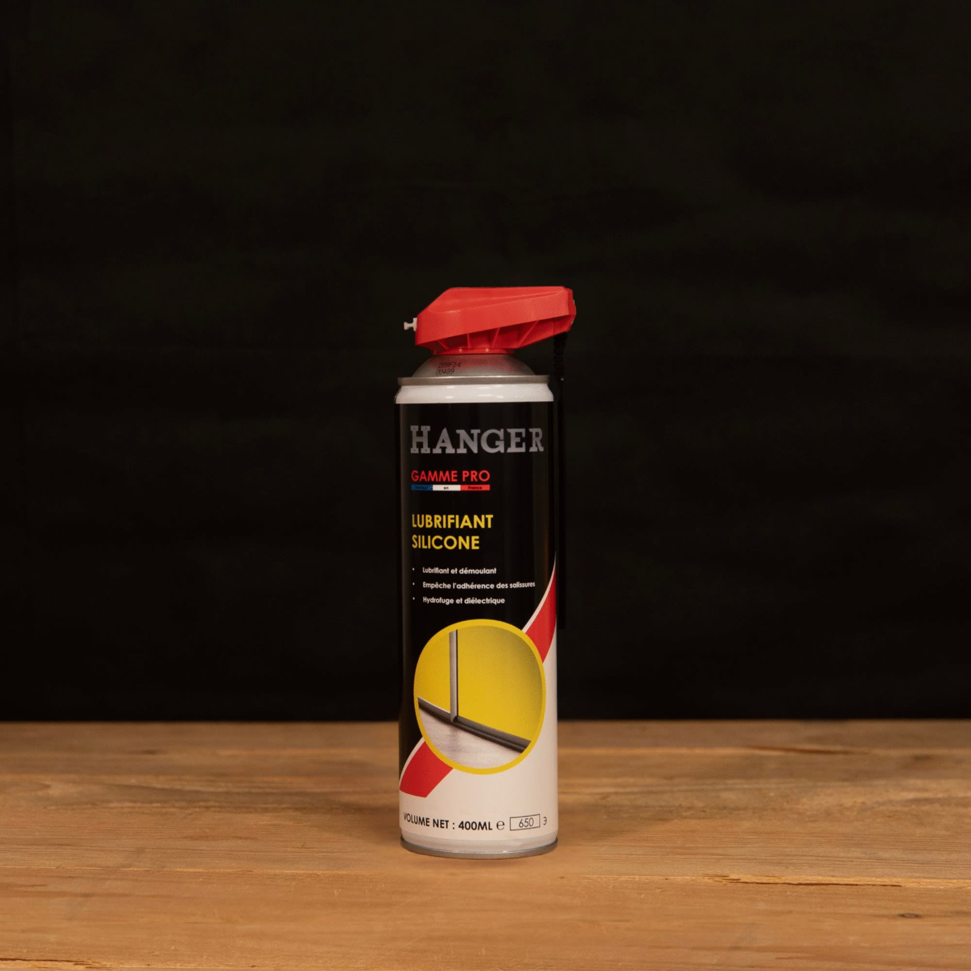 Lubrifiant silicone 400 ml avec cobra rouge HANGER 700304 – Image 2