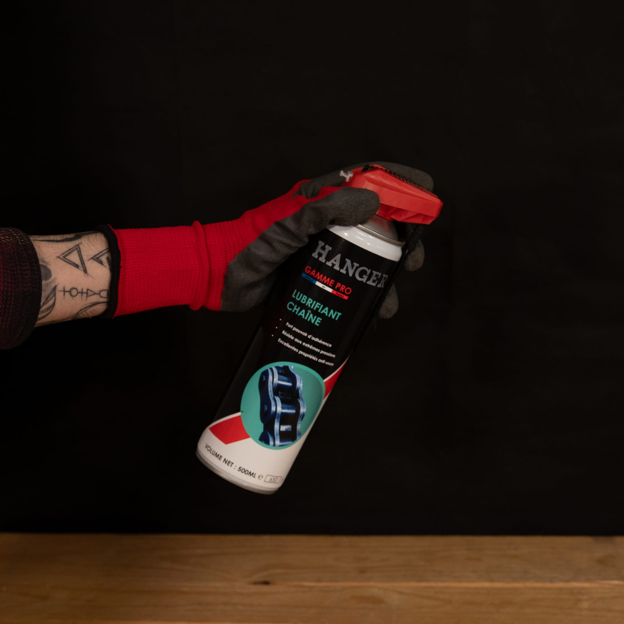 Lubrifiant pour chaines 500 ml avec cobra rouge HANGER 700302 – Image 4