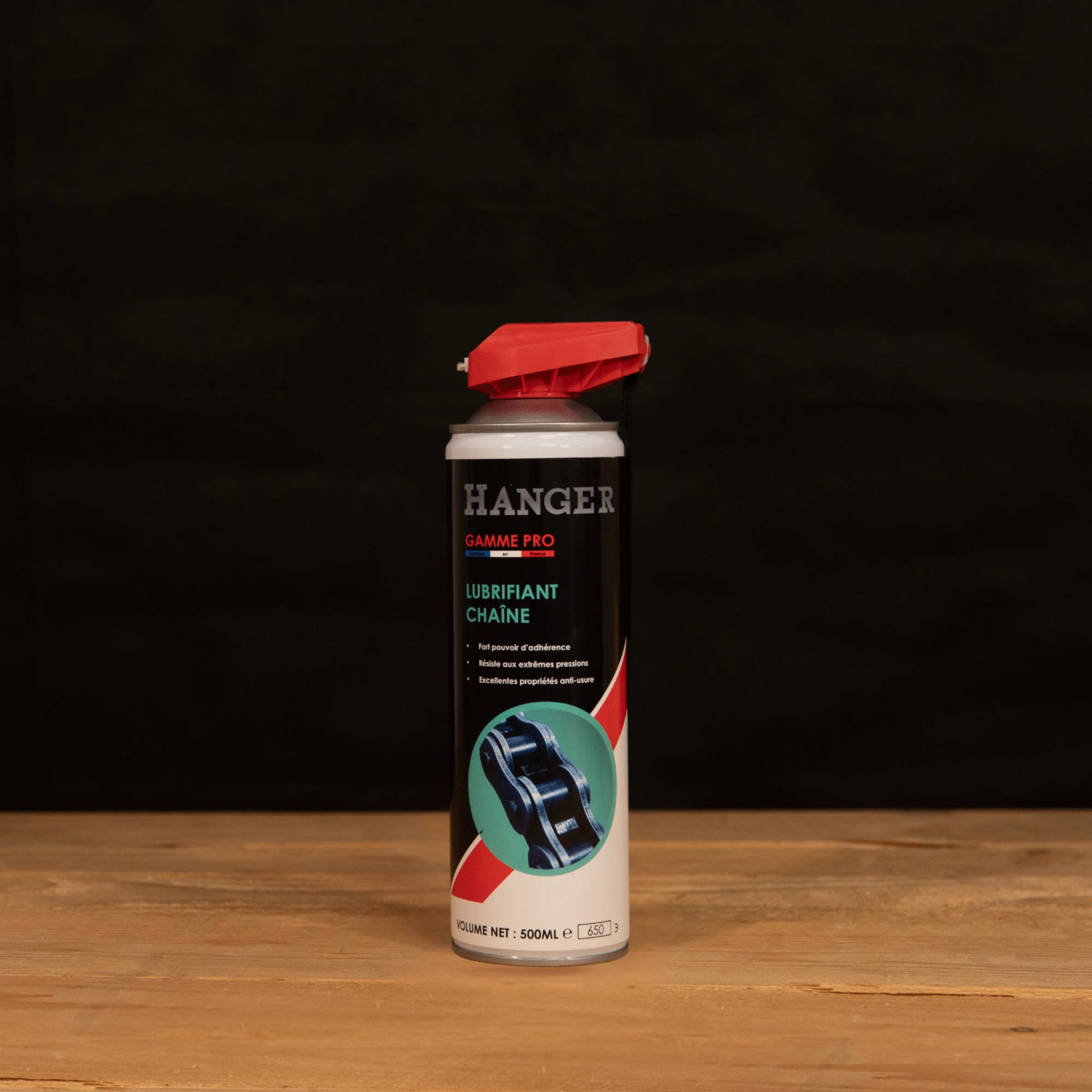 Lubrifiant pour chaines 500 ml avec cobra rouge HANGER 700302 – Image 2