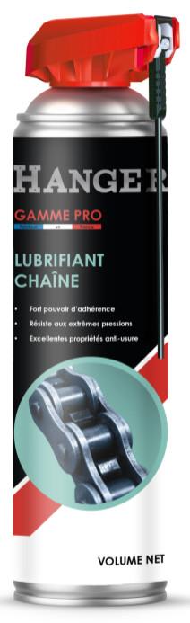 Lubrifiant pour chaines 500 ml avec cobra rouge HANGER 700302